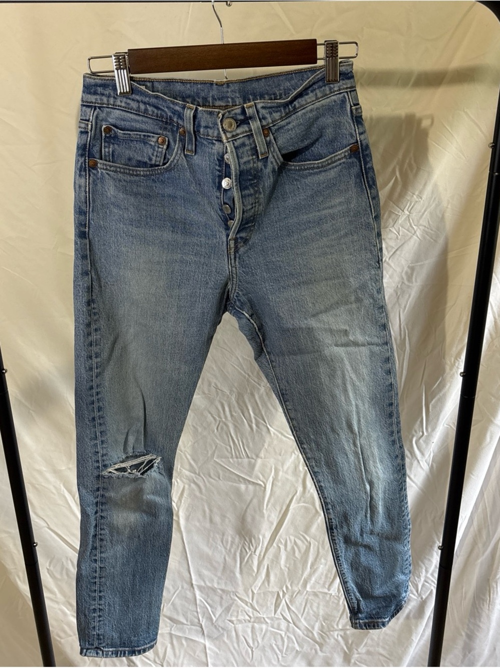 Vintage Levis 501s with Big E